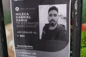 La familia de Gabriel Mileca agradeció al gobierno de Claudio Vidal y piden que lo busquen fuera de Río Gallegos