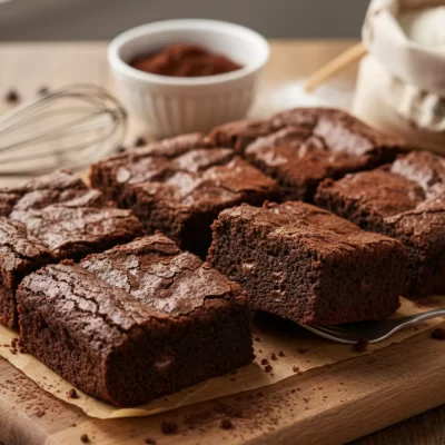 Receta de brownies con cacao: una alternativa rápida y económica