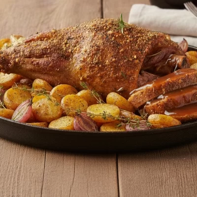 Cordero jugoso al horno con papas: una receta para chuparse los dedos