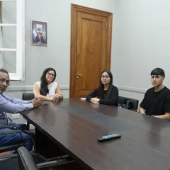 Funcionarios provinciales recibieron a familiares de Gabriel Mileca, desaparecido en Río Gallegos