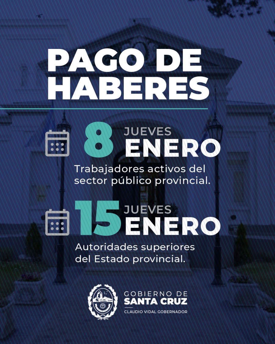 El Gobierno de Santa Cruz confirmó la fecha de cobro para empleados ...