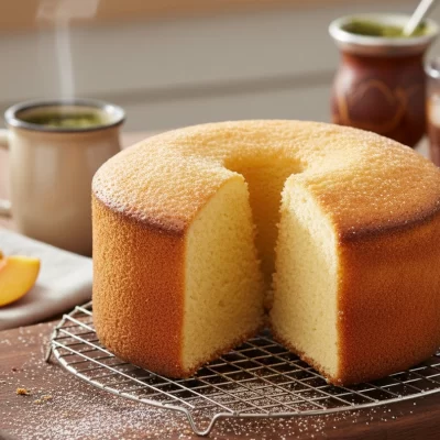 Receta de bizcochuelo casero con pocos ingredientes y en solo 5 pasos