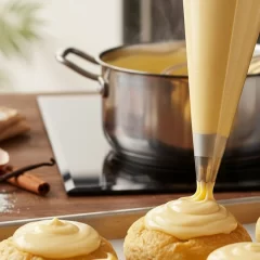 Receta de crema pastelera para añadir a tortas, facturas y postres