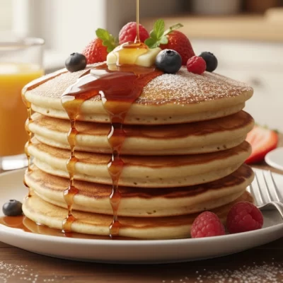 Pancakes esponjosos para el desayuno: la receta original con pocos ingredientes