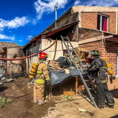 Controlaron incendio en el patio de una casa en El Calafate