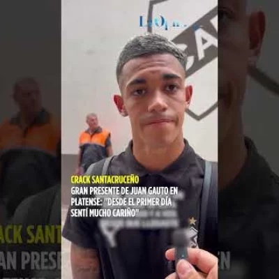Gran presente de Juan Gauto en Platense: “Desde el primer día sentí mucho cariño”