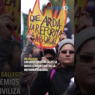 Santa Cruz se movilizó contra la reforma laboral