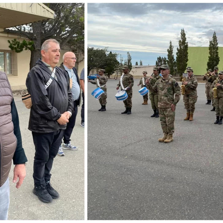 La Banda Militar “Puerto Argentino” rindió honores a los cuatro veteranos cordobeses que visitaron Malvinas La Banda Militar “Puerto Argentino” rindió honores a los cuatro veteranos cordobeses que visitaron Malvinas