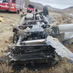 Vuelco en Santa Cruz: el árbitro al volante tenía antecedentes por atropellar y matar en estado de ebriedad