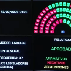 Media sanción a la reforma laboral: los senadores de Santa Cruz votaron en contra