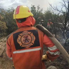 Incendios en Chubut: bomberos de Caleta Olivia sostienen una campaña solidaria para brigadistas