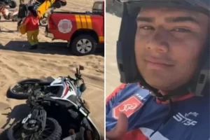 Murió un motociclista de 28 años tras caer de un médano en Villa Gesell