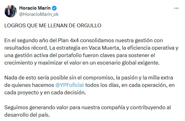 YPF anuncia la mayor inversión del país por USD 6000 millones en 2026