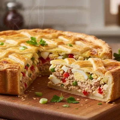 Tarta de atún: la receta fácil y rendidora que te salva la cena