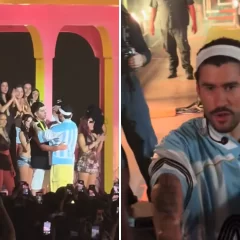 Quién es el joven de la Patagonia que Bad Bunny eligió para subir al escenario y terminó bailando con Tini, Bizarrap y La Joaqui