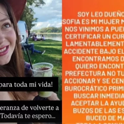 “Todavía te espero”, el último mensaje del novio de Sofía Devries, la buceadora de 23 años que desapareció en el mar argentino