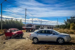Importantes daños materiales tras un choque en la periferia de El Calafate