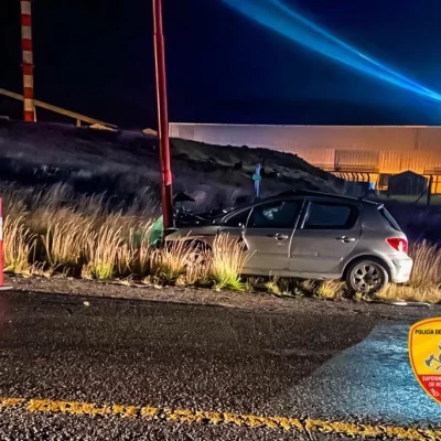 Un vehículo chocó contra un caballo cerca de Julia Dufour