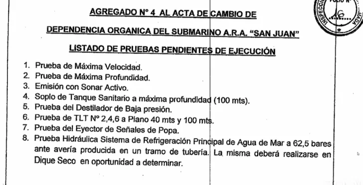 Captura de un informe que se mostró durante la audiencia.