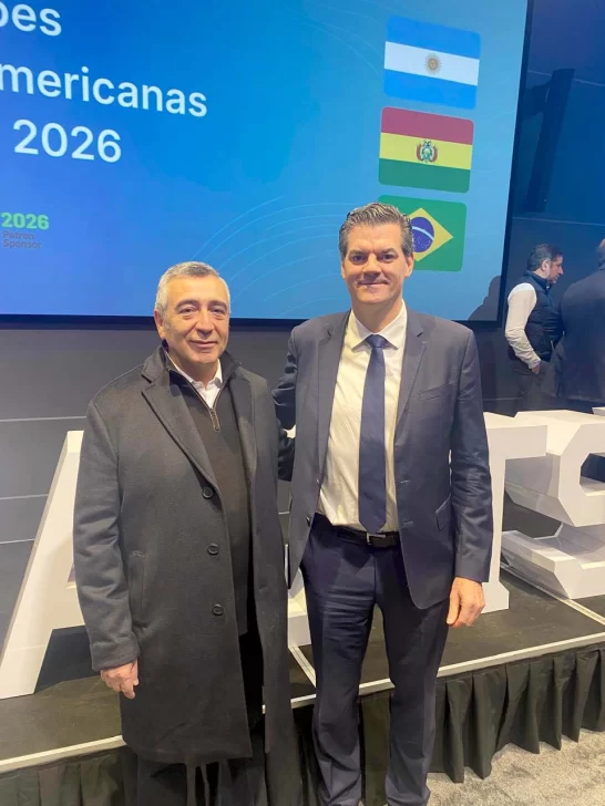  Jaime Álvarez junto a Guillaume Légaré durante el encuentro institucional en la Bolsa de Toronto