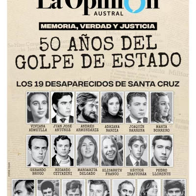 Tapa especial de La Opinión Austral: 50 años del Golpe de Estado
