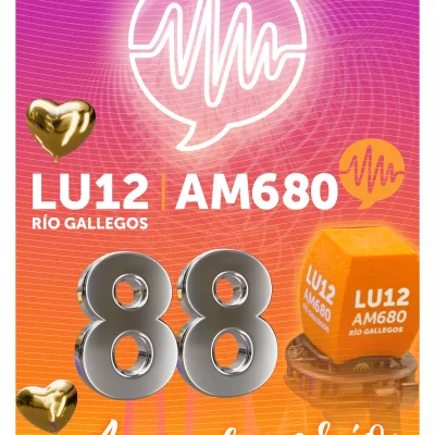 Tapa especial de La Opinión Austral: 88 Aniversario de LU12 AM680
