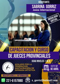 La Federación Santacruceña de Gimnasia Artística busca ampliar la cantidad de jueces en la provincia en vistas a los torneos nacionales La Federación Santacruceña de Gimnasia Artística busca ampliar la cantidad de jueces en la provincia en vistas a los torneos nacionales