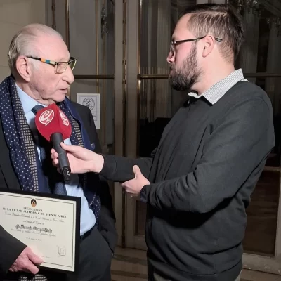 Exclusivo de Crónica: así fue la despedida de Cherquis Bialo Exclusivo de Crónica: así fue la despedida de Cherquis Bialo