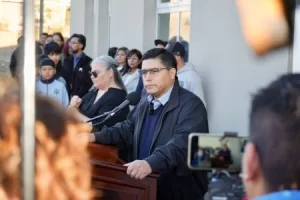 El gobernador Claudio Vidal saludó a Gobernador Gregores por su aniversario y anticipó la inauguración de obras de cloaca