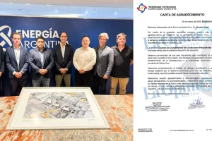 La UTE de las Represas agradeció a Claudio Vidal por las gestiones que permitieron reactivar la obra