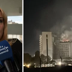 “Este incendio amerita investigarse”: la querella  del ARA San Juan alerta por el Edificio Libertad
