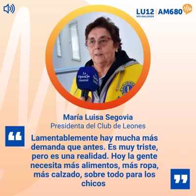 Solidaridad, el Club de Leones realiza feria americana y refuerza la ayuda social