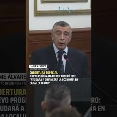 Jaime Álvarez aseguró que el nuevo programa hidrocarburifero “ayudará a dinamizar la economía”