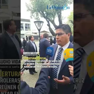 Claudio Vidal lanzó programa para el sector petrolero: “Va a sostener y generar empleo”