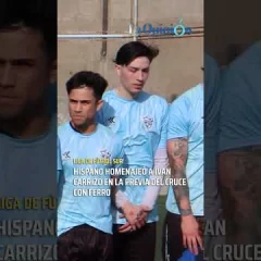Hispano Americano homenajeó a Iván Carrizo en la previa de su cruce con Ferro