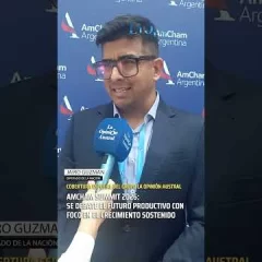 Jairo Guzmán en AmCham: “Argentina es un socio estratégico para Estados Unidos”, dijo a La Opinión Austral