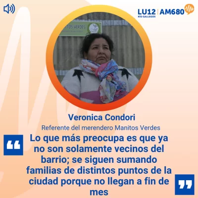 Verónica Condori: “La necesidad crece y en Manitos Verdes nadie se va sin ayuda”