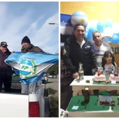 “Estoy muy emocionada”: Celeste, la niña de nueve años que malviniza