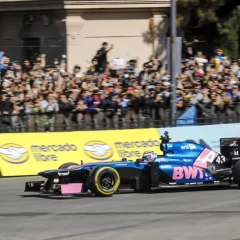 Franco Colapinto Road Show: así fue la exhibición del piloto argentino con un Alpine de Fórmula 1 en Buenos Aires