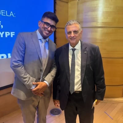 Jairo Guzmán junto al CEO de YPF, Horacio Marín: “Santa Cruz tiene que ser parte del desarrollo energético”