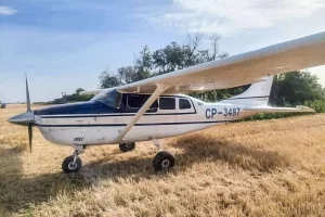 Exclusivo de La Opinión Austral: hoy llega a Río Gallegos el avión recuperado del narcotráfico y donado a la Industrial 6