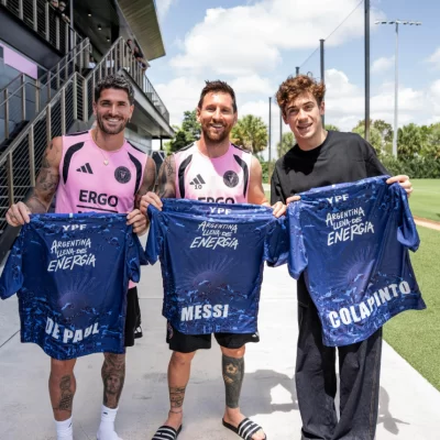 Franco Colapinto conoció a Lionel Messi y Rodrigo De Paul en Miami: “La mejor energía en el mundo”