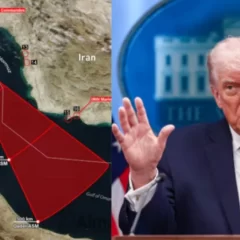 Donald Trump ordenó bloquear el Estrecho de Ormuz y lanzó una dura amenaza a Irán: “Si disparan, serán volados al infierno”