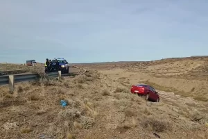 Encontraron a la mujer desaparecida en Caleta Olivia: sufrió un accidente en Ruta 3 y fue derivada al hospital