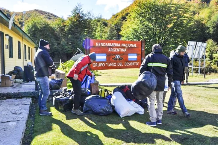  Tras la medida cautelar pedida por el fiscal Zárate viajaron a delimitar tierras.