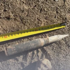 Hallaron una munición en el barrio Chimen Aike de Río Gallegos