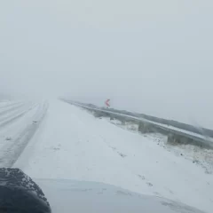 Restringen la circulación entre La Esperanza y El Calafate por nevadas y baja visibilidad