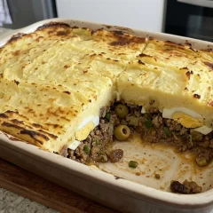 Receta tradicional de pastel de papas en muy pocos pasos