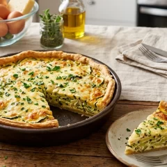 Receta para cocinar una tarta de zapallitos irresistible y cremosa