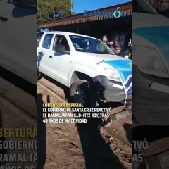 El gobierno de Santa Cruz reactivó el ramal Jaramillo- Fitz Roy